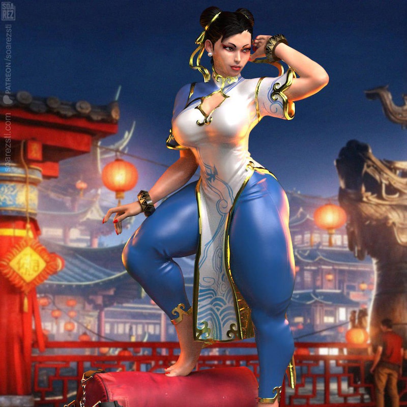 Naked Chun Li Figure - Etsy