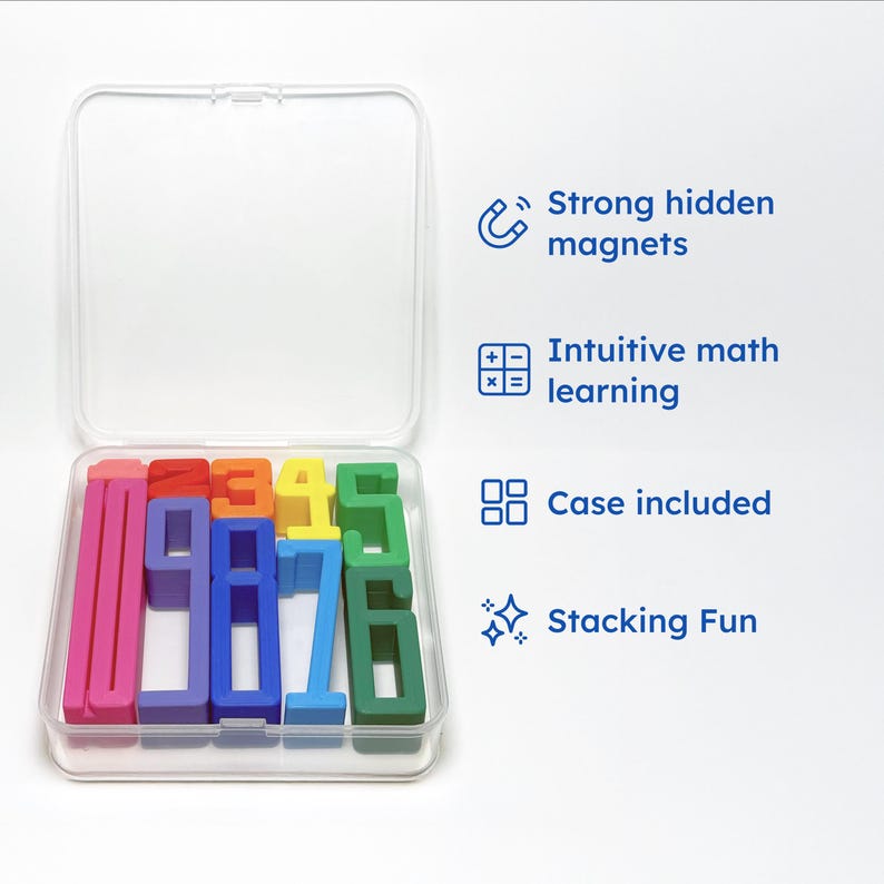 Stacking Numbers – Magnetic Math Learning Blocks for Toddlers ...
