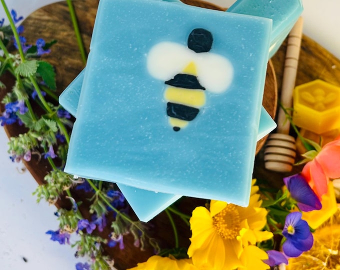 Handmade Artisan Tallow Soap - “Bee Kind” Bar (2 to 4.5oz)