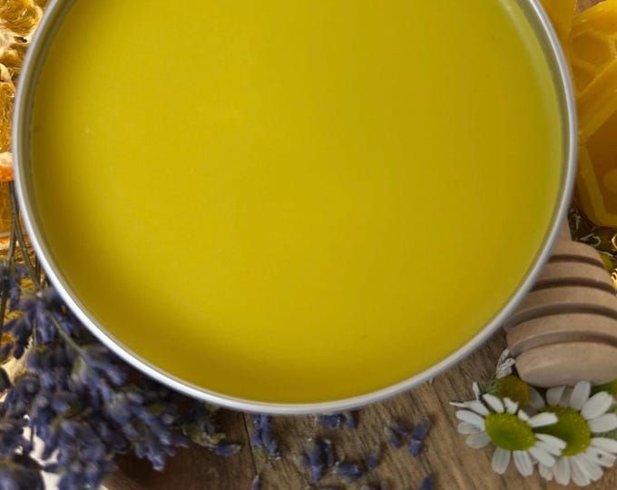 Handmade Artisan Gardener’s Hand Salve (Olive oil, Jojoba oil, Beeswax & Honey) - Lavender Lemon