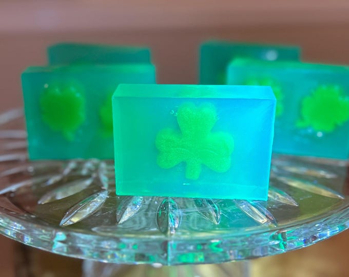 Handmade Artisan Shamrock Soap - Custom