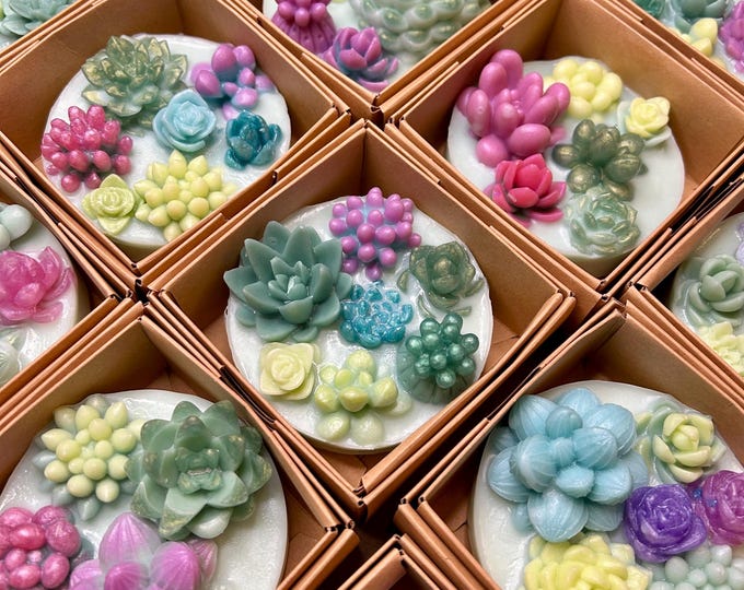 Handmade Artisan Succulent Soap (Goat Milk) - Custom