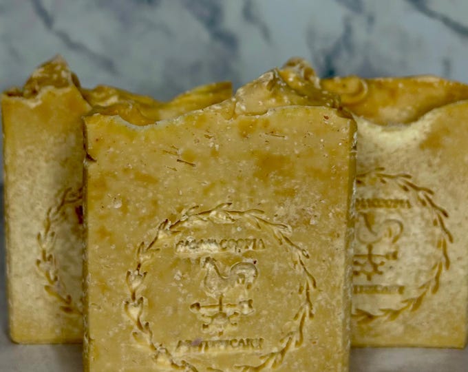 Handmade Artisan Stay Salty - Grapefruit - All Natural Exfoliating Tallow Soap Bar
