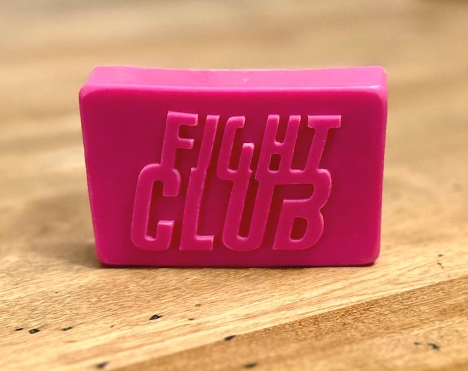 Fight Club-Inspired Pink Goat Milk Soap - Handmade Artisan Bar (4.5oz)