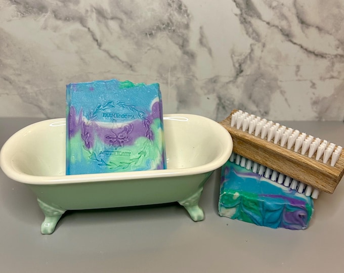 Handmade Artisan Tallow Soap Bar - Green Tea & Aloe
