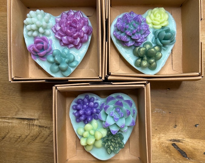 Handmade Artisan Succulent Soap (Goat Milk) - Custom