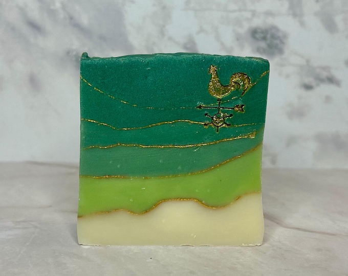 Handmade Artisan Tallow Soap -  Emerald Isle - Bar