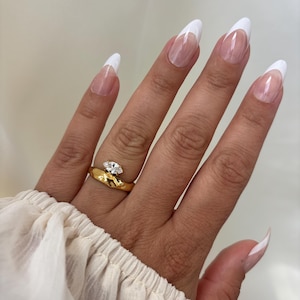 Adjustable 18K Gold-Plated Stainless Steel Gold Sun Ring, Waterproof, Hypoallergenic Celestial Jewelry, gift