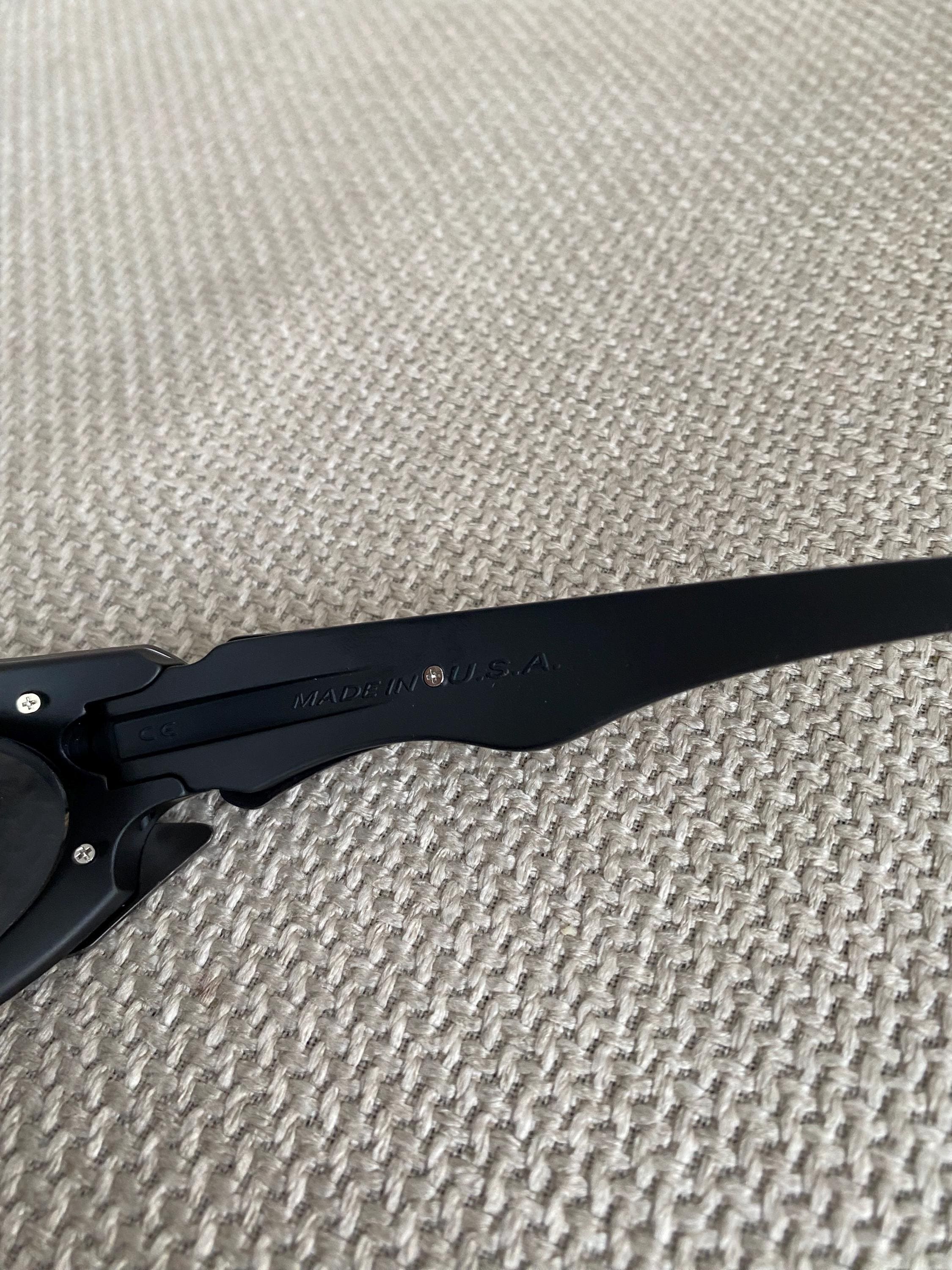 90's Silver Oakley Plate Splice Minute Y2k Rare Vintage Gorpcore