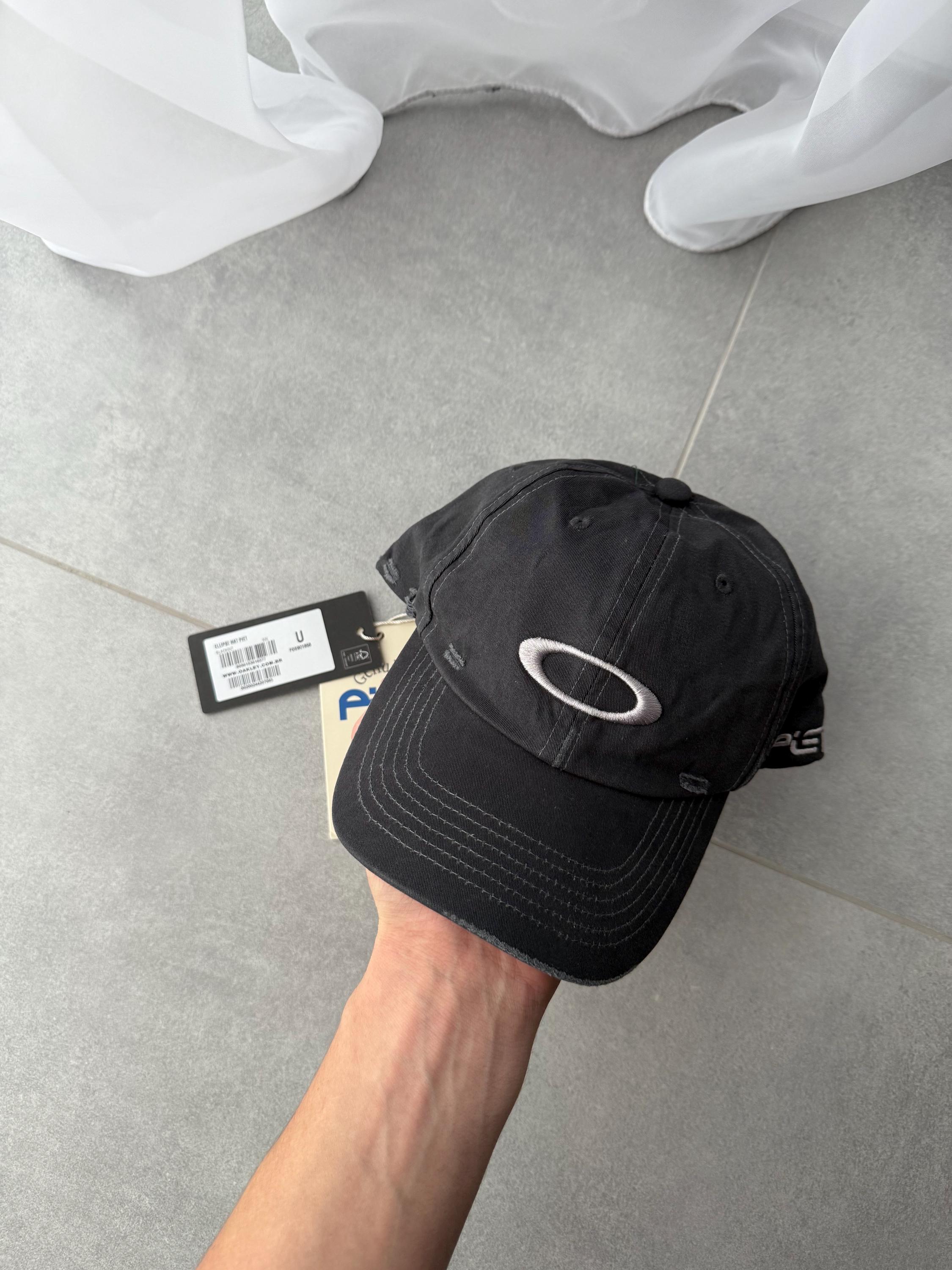 NEW OAKLEY X PIET Cap Distressed O Logo Big Logo Hat Cap