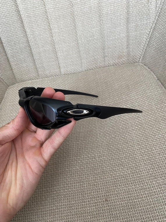 90's Black Oakley Plate Splice Minute Y2k Rare Vintage Gorpcore