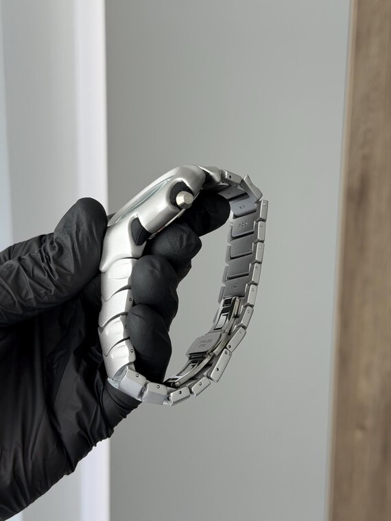 Oakley Watch Blade silver black hype y2k avantgarde opium gorpcore outdoor silver japan usa steel japanese View 6