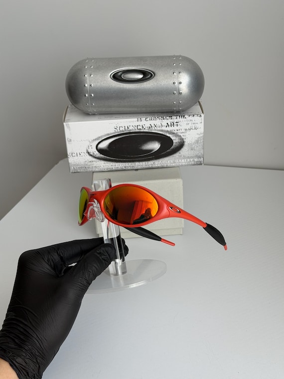 Sunglasses Oakley Eye Jacket Orange Vintage Glasses for Cycling