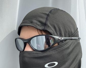 90's Black Oakley Plate Splice Minute Y2k Rare Vintage Gorpcore