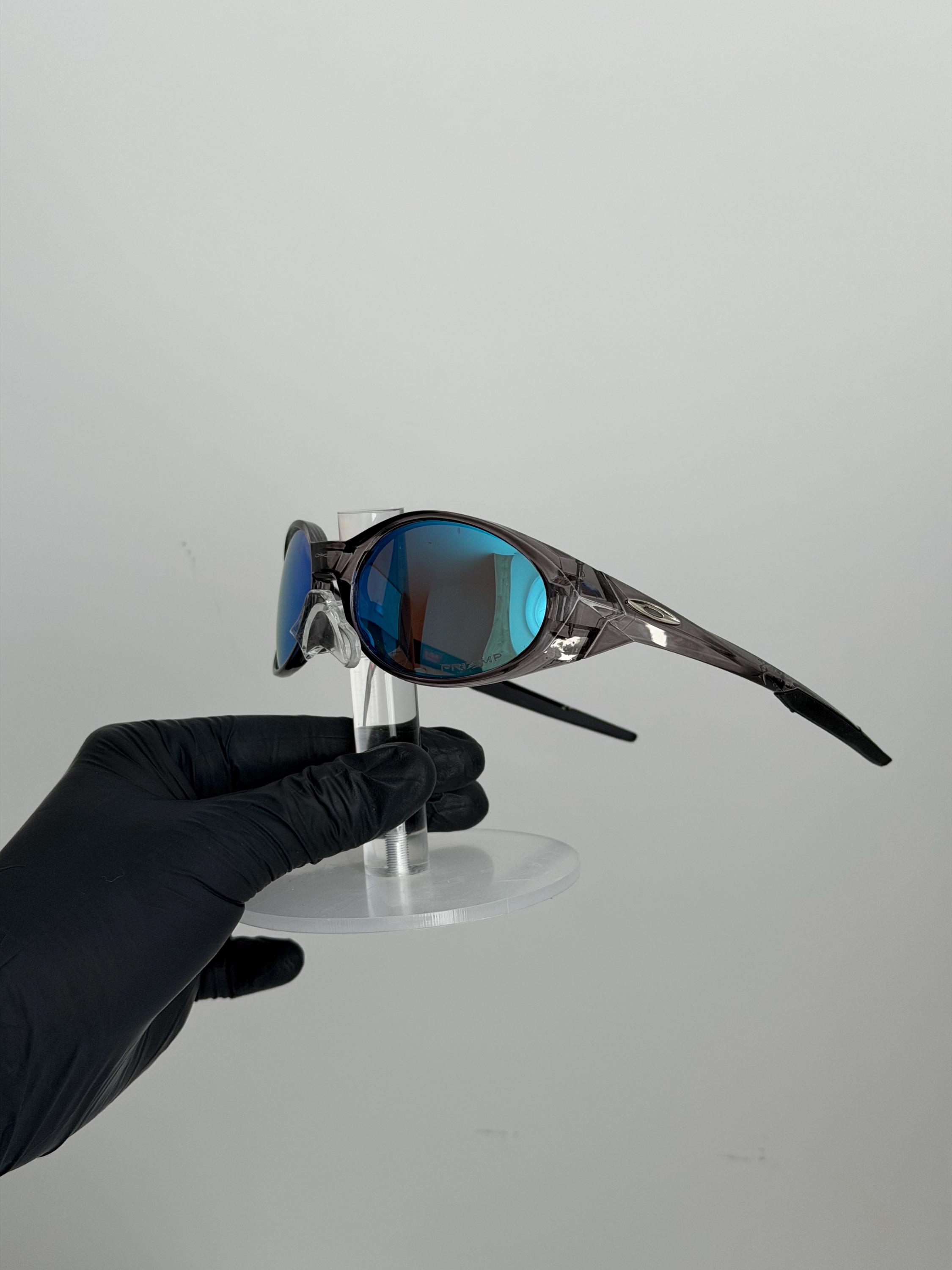 Sunglasses Oakley Eye Jacket X Black Blue Vintage Glasses for