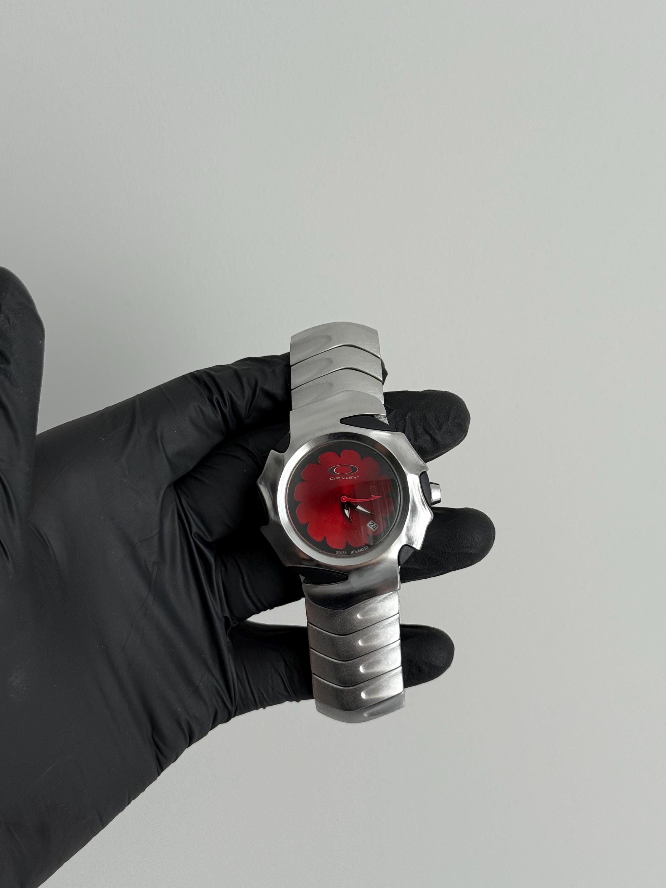 Vintage Style Retro Oakley Watch Blade Hype Y2k Avantgarde Opium