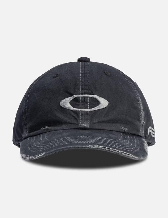 NEW OAKLEY X PIET Cap Distressed O Logo Big Logo Hat Cap