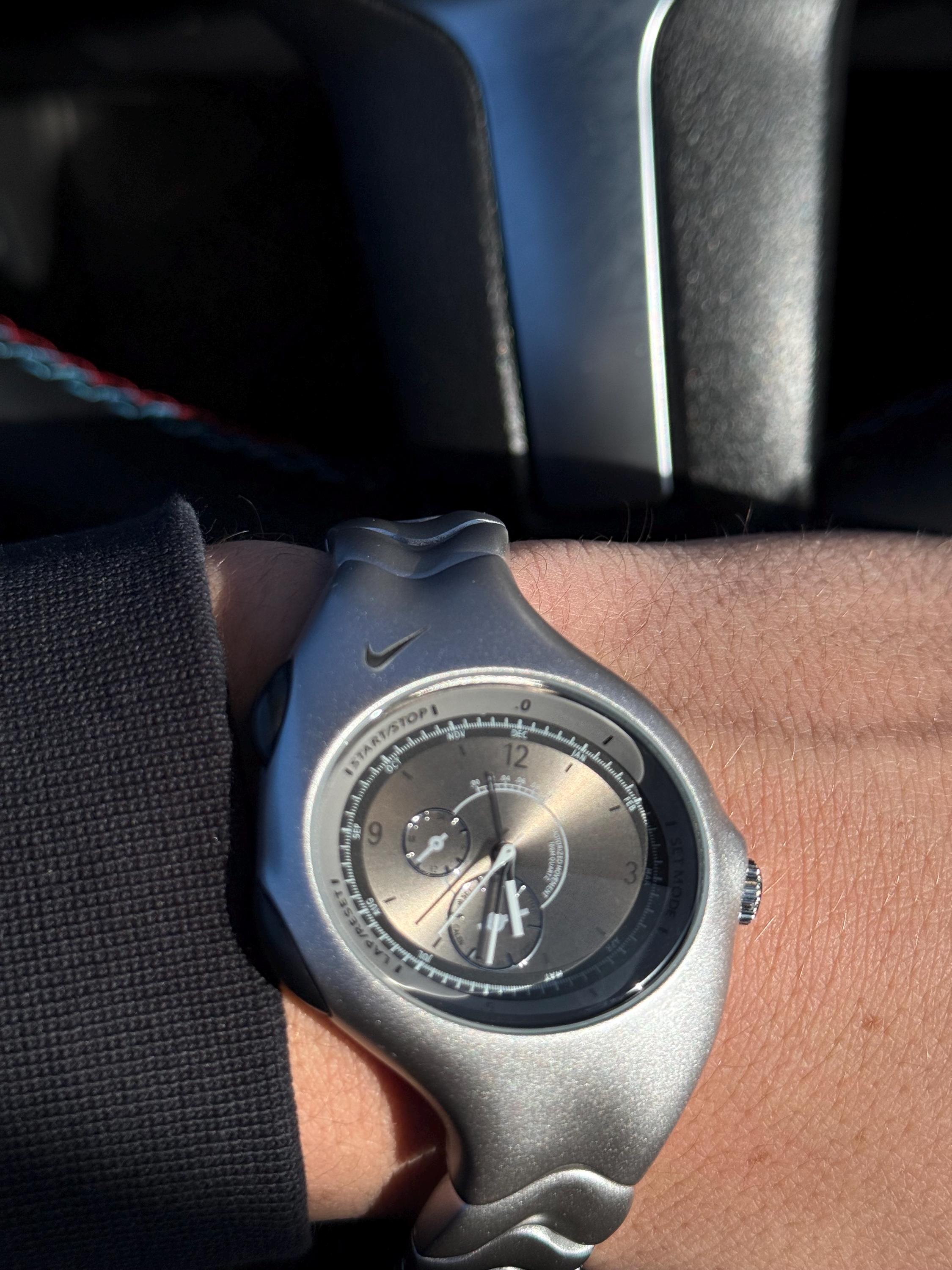 The Nike Triax Armored Chrono Watch is a Classic Model With an 
