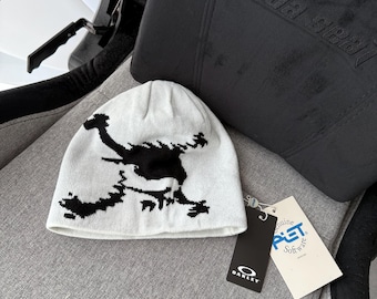 NEW OAKLEY x Piet BEANIE skull logo big logo hat cap avantgarde mountain headwear gorpcore drip