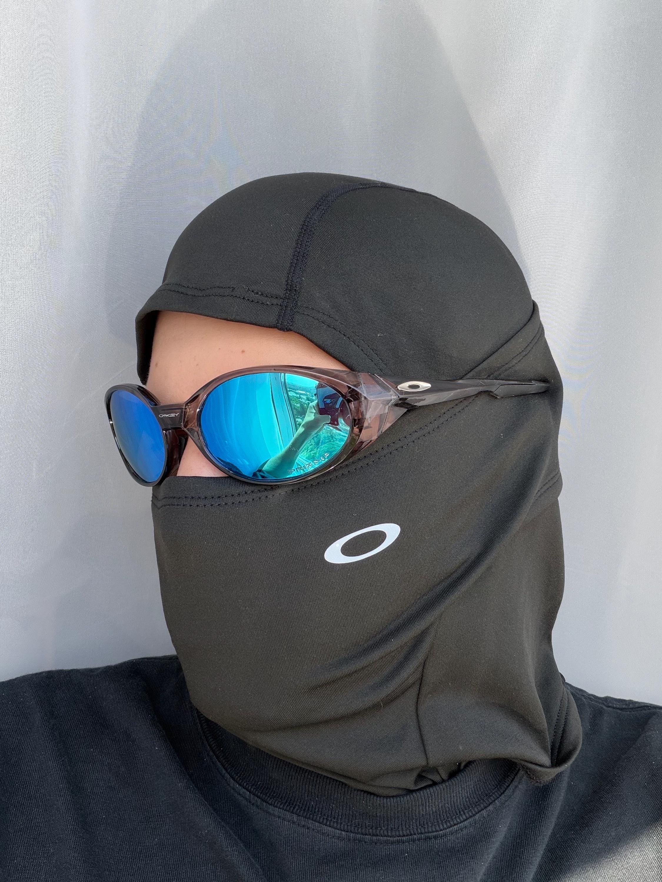 Sunglasses Oakley Eye Jacket X Black Blue Vintage Glasses for