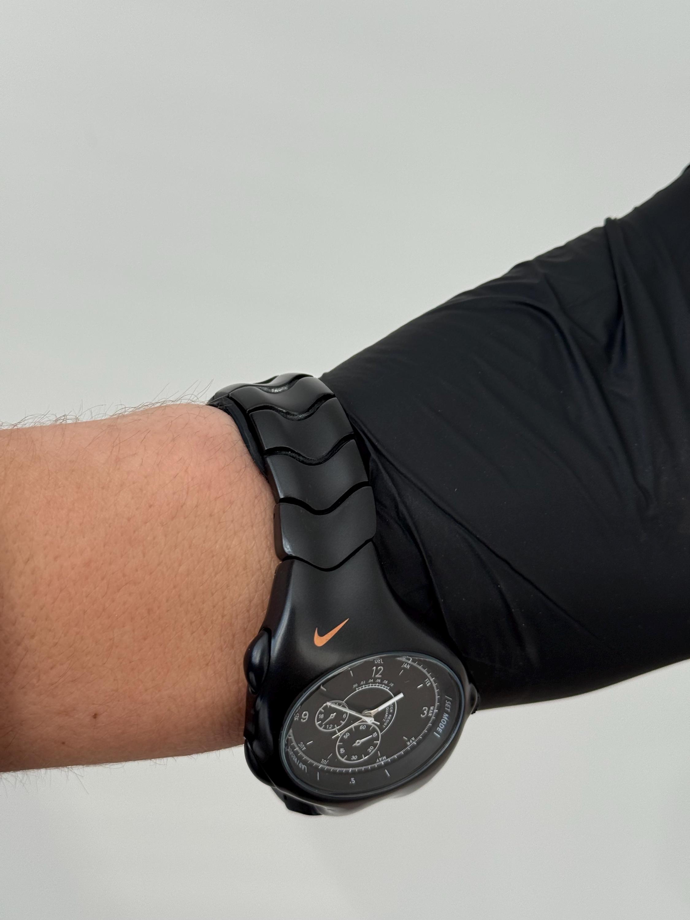 The Nike Triax Armored Chrono Watch is a Classic Model With an 
