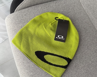 NEW OAKLEY BEANIE O logo big logo hat cap avantgarde mountain headwear gorpcore drip green