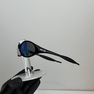 sunglasses oakley eye jacket black green Vintage glasses for cycling, running, gorpcore and outdoor activities, Y2K style opium avantgarde image 5