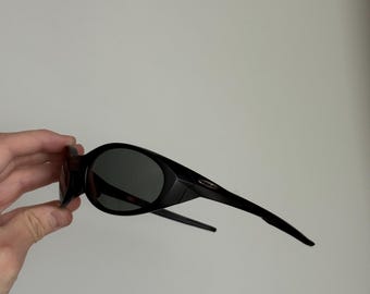 Oakley Eye jacket X sunglasses y2k avantgarde hype japan triple black japanese USA rare opium drip drill gorpcore mountain