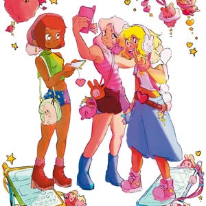 Girl gang art print
