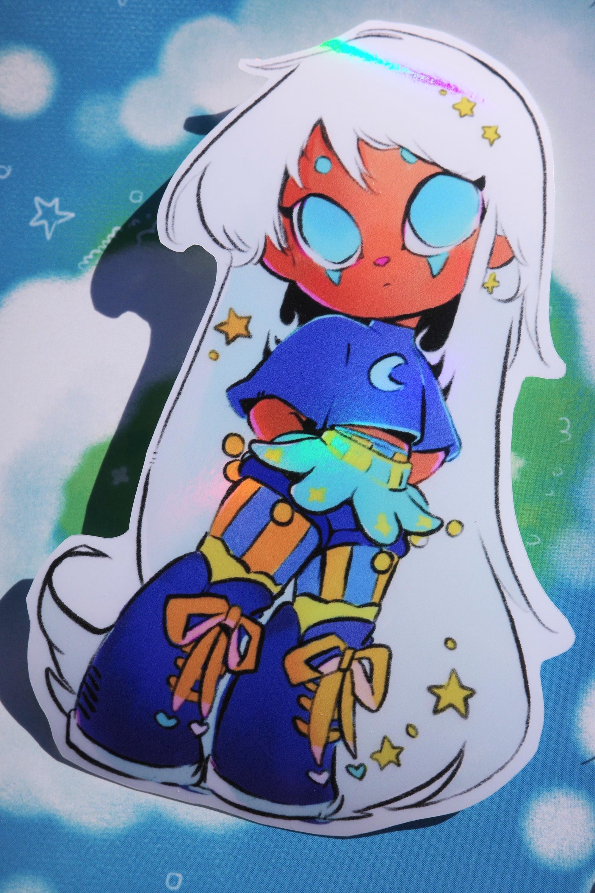Lanun Sticker Luna Sticker - Etsy