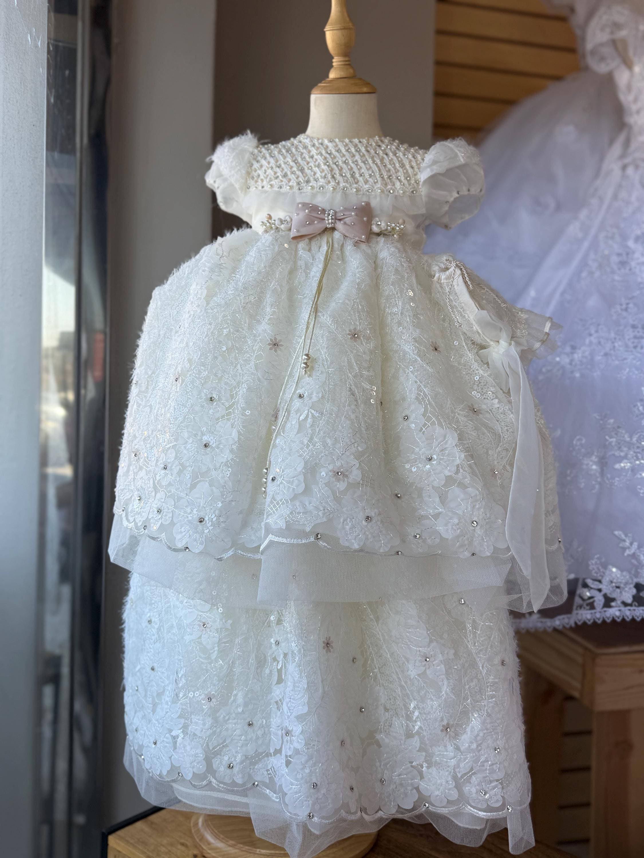 Conchita Ropon Baptism Gown : 2 -Pieces