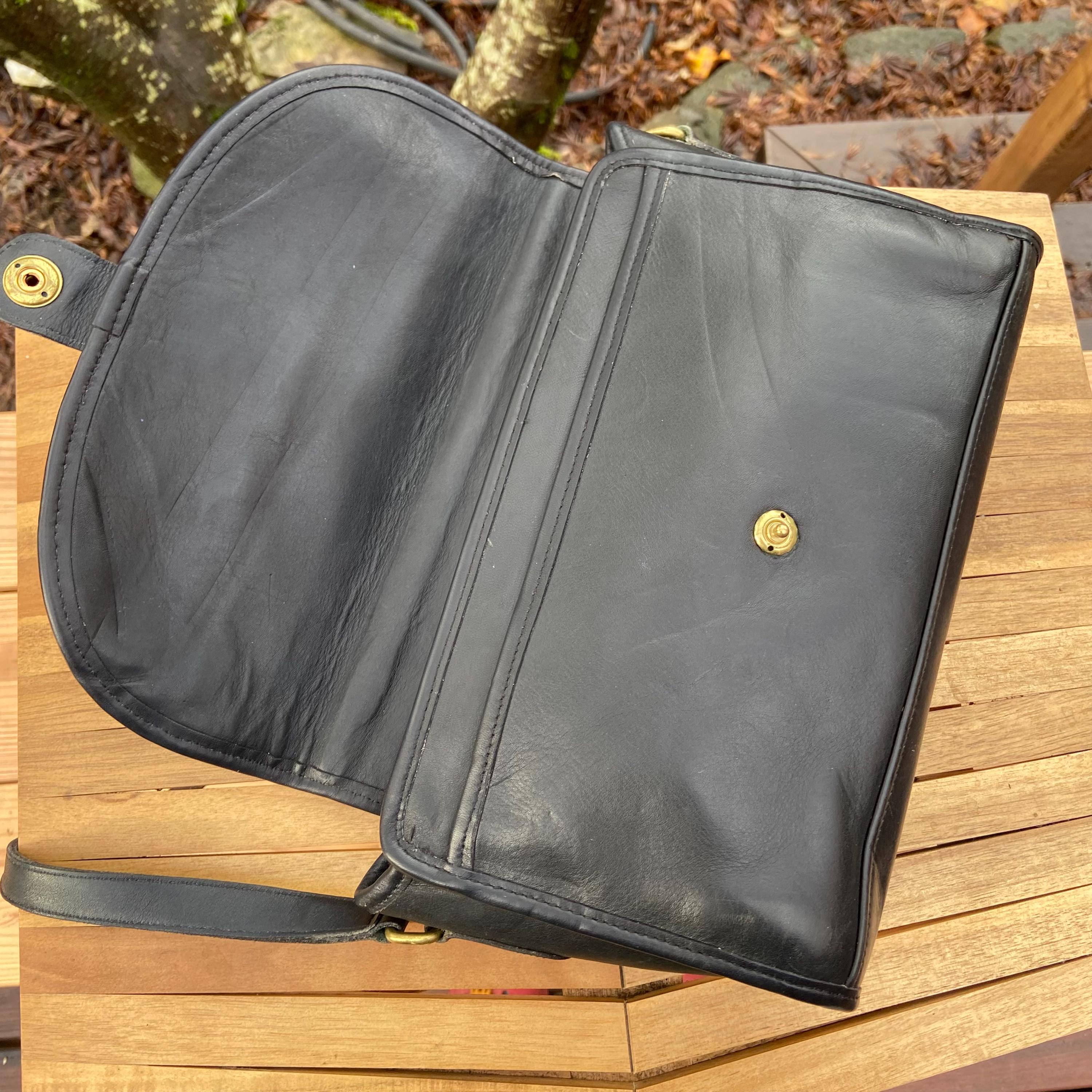 Vintage Coach Roll Bag | Style 9887 | Black | Made in USA | No