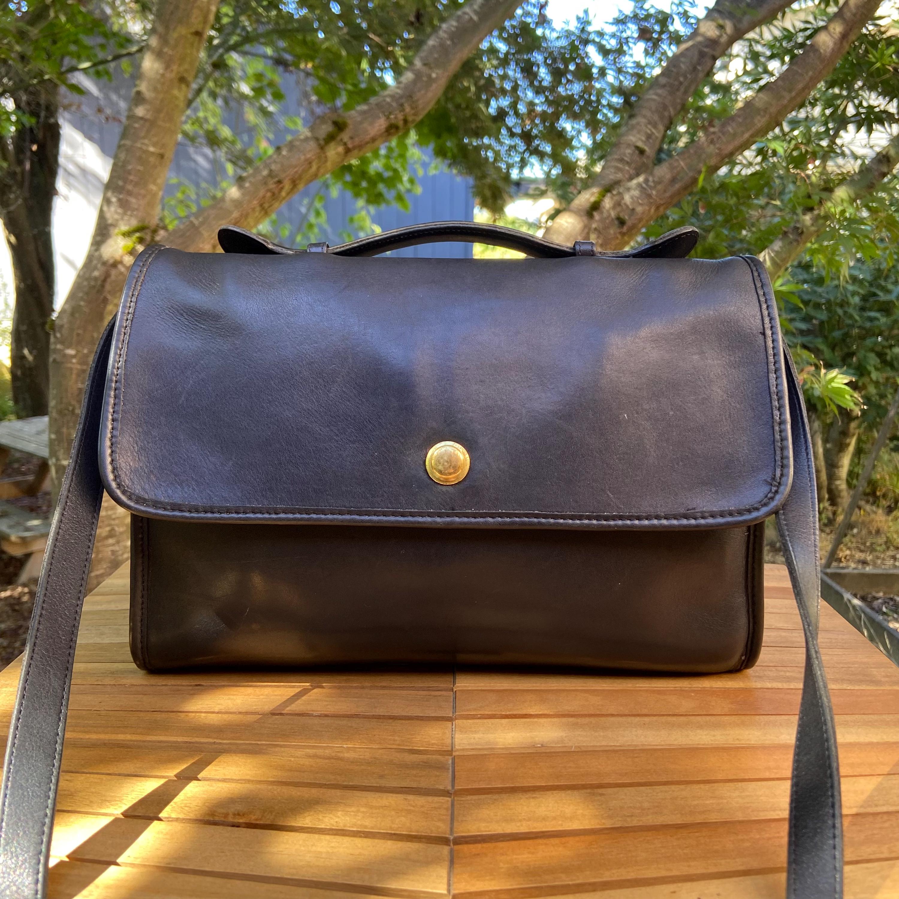 90s Coach Briefcase - Etsy