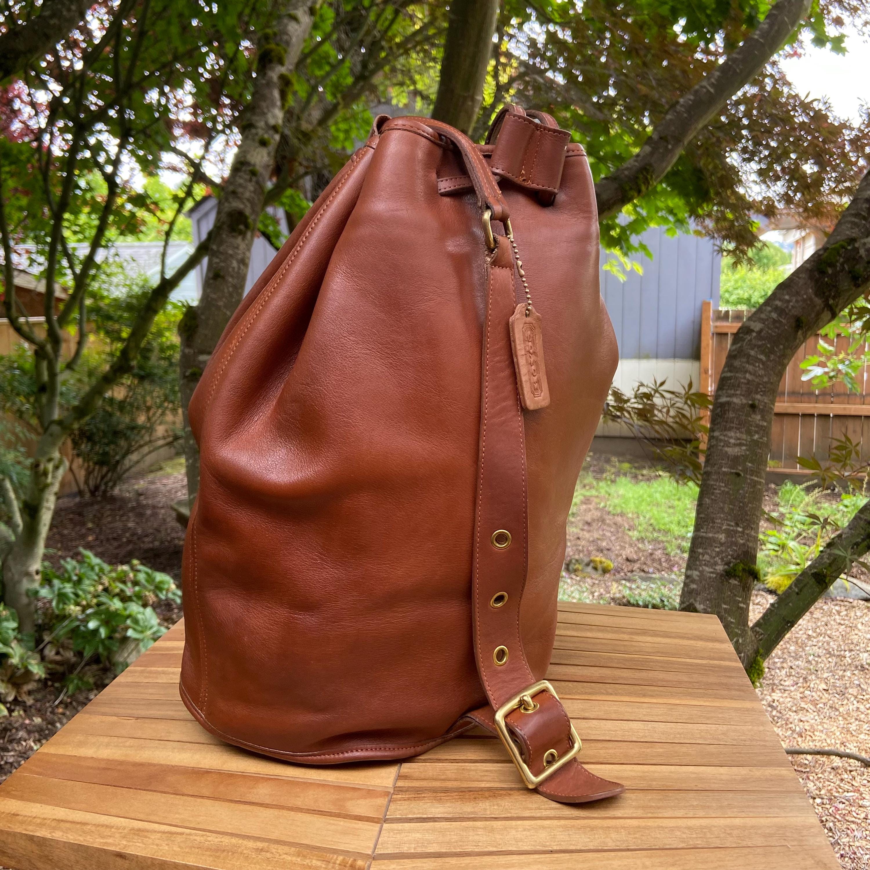 バッグ Vintage Coach Day Pack British Tan USA Coach Vintage mini daypack backpack British tan | eBay