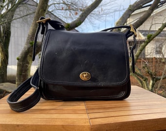 Vintage Coach Rambler's Legacy Bag | Style 9061 | Black | Made in