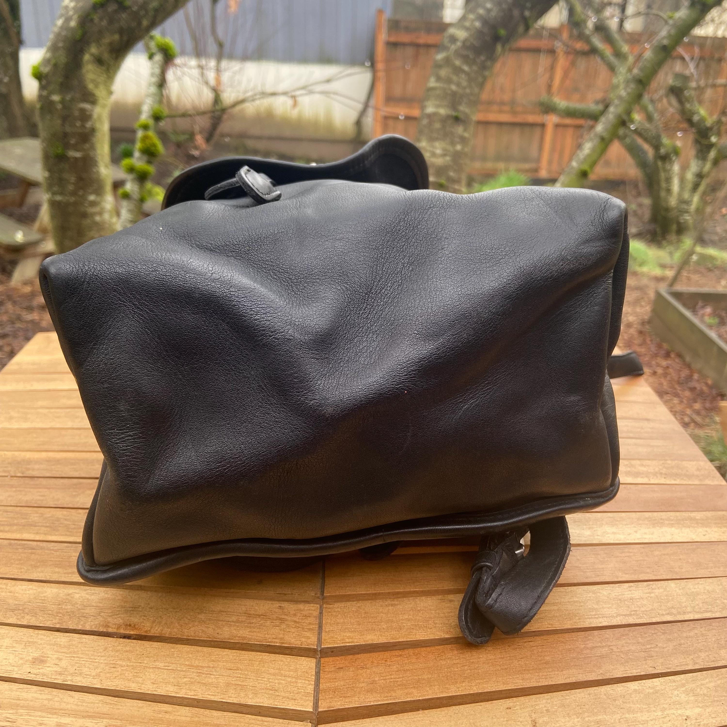 Vintage Coach Large Daypack | Style 9791 | Black With Nickel Hardware |  Made in USA | No Hangtag - Etsy