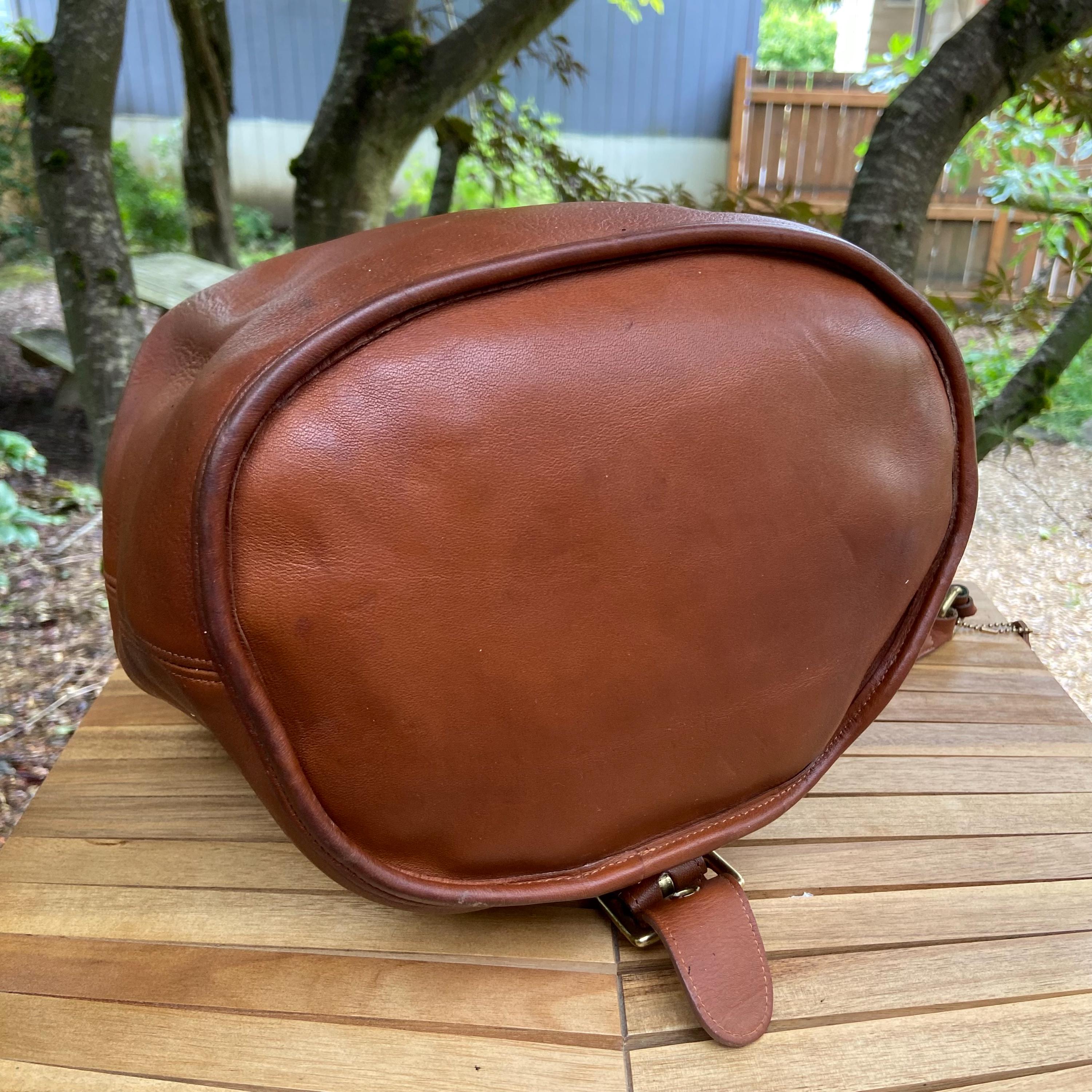 バッグ Vintage Coach The Sling British Tan 9929 Vintage Coach the Sling | Style 9929 | British Tan | Made in