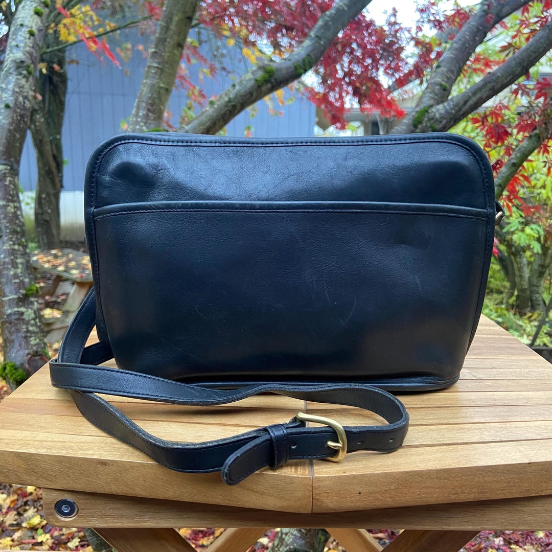 Vintage Coach Oliver Bag | Style 9902 | Black | Made in USA - Etsy