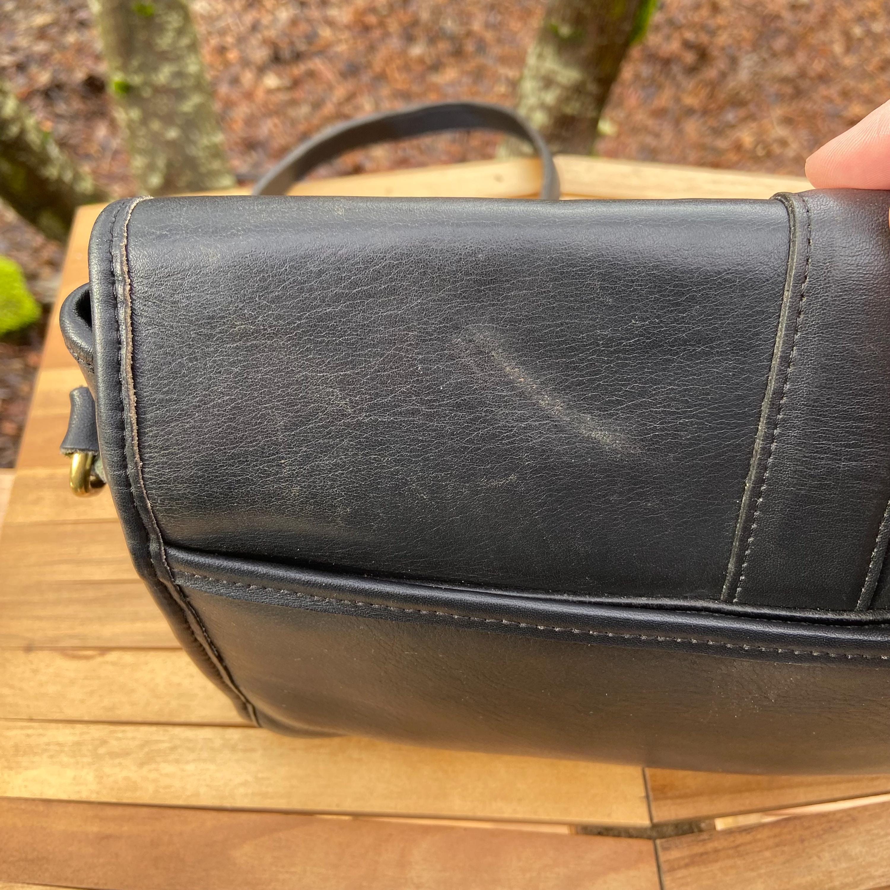 Vintage Coach Roll Bag | Style 9887 | Black | Made in USA | No