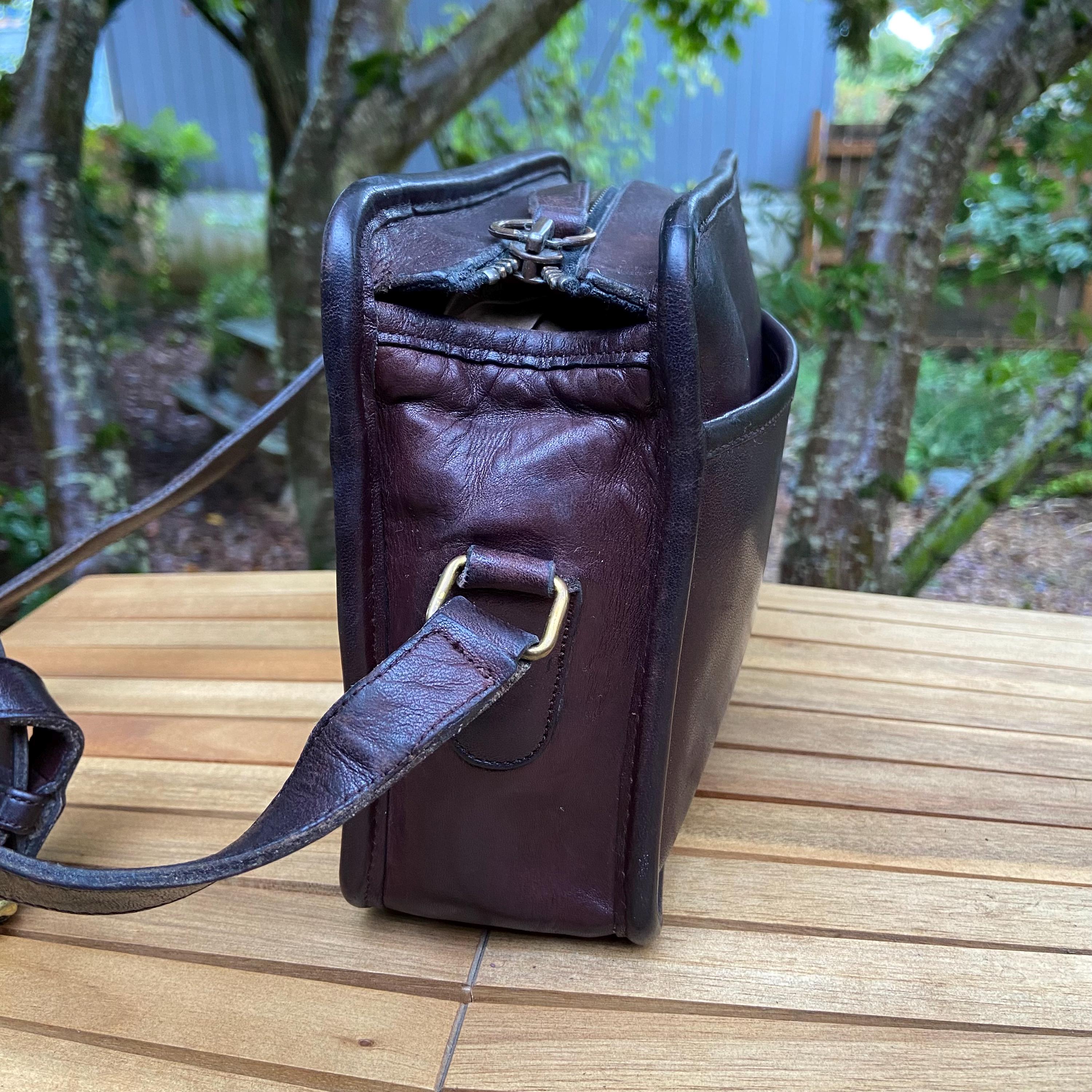 NYC製 オールドコーチ 9830 ブレザーバッグ Vintage Coach Blazer Bag | Style 9830 | Mahogany | Made in NYC - Etsy