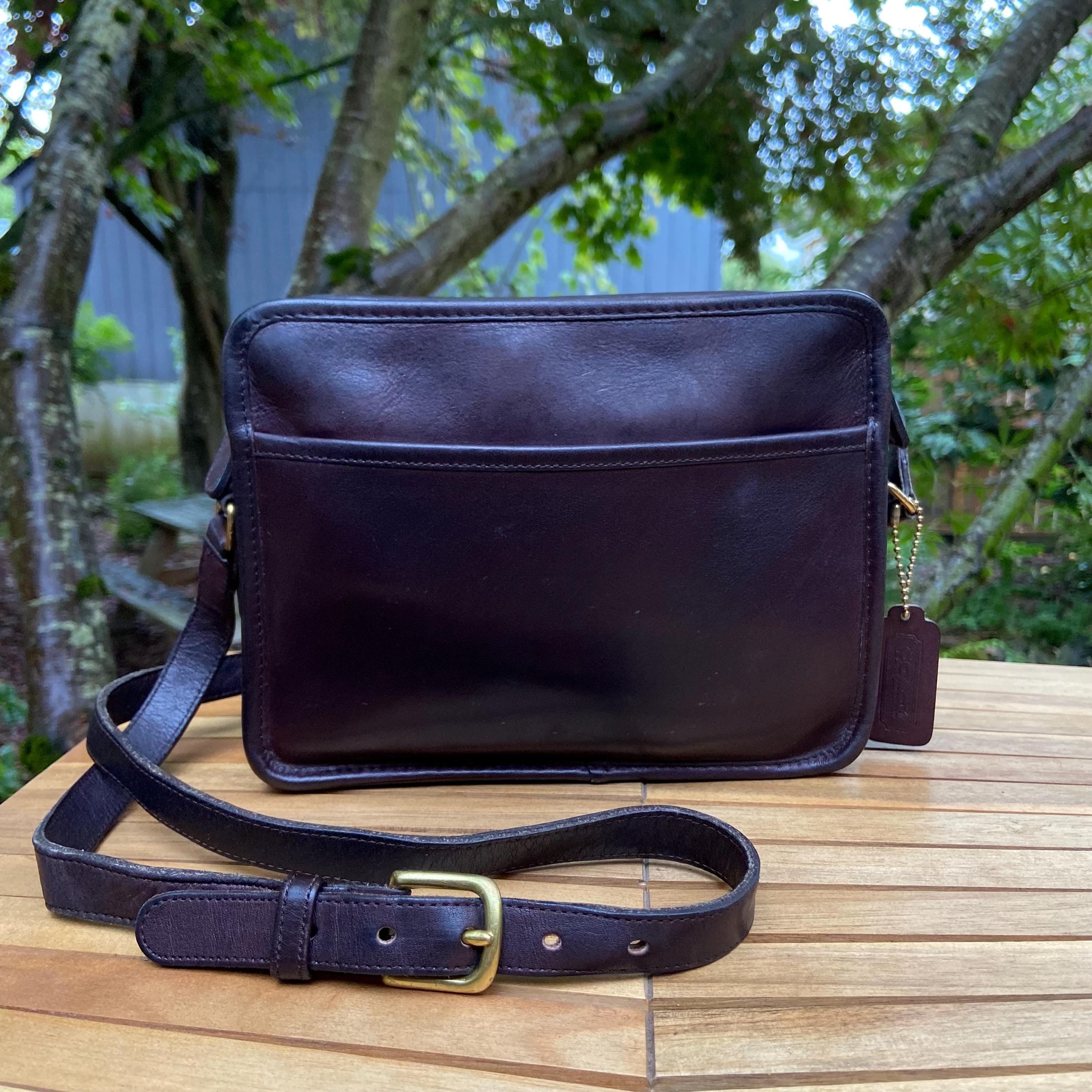 Vintage Coach Blazer Bag | Style 9830 | Mahogany | Made in NYC - Etsy