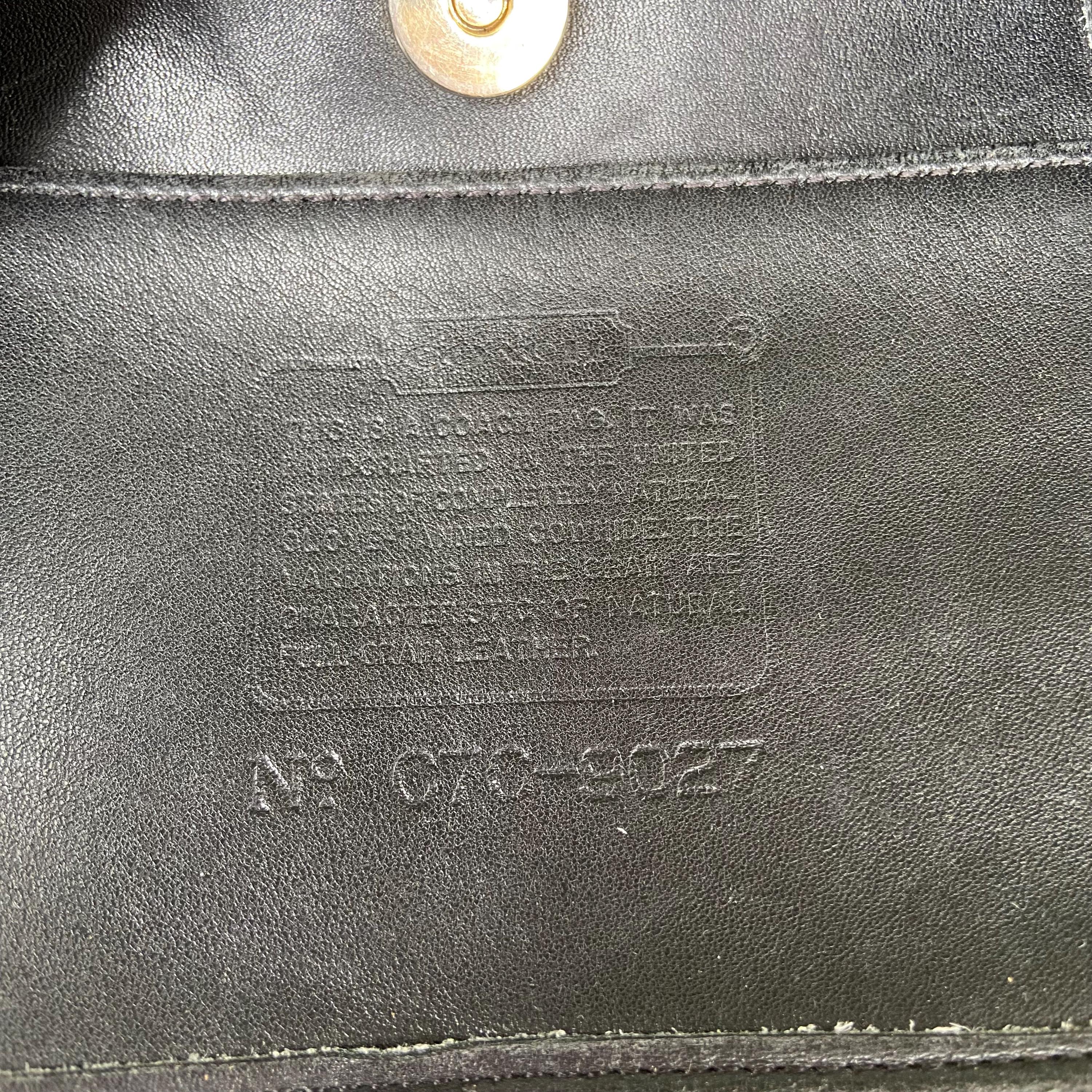 Vintage Coach Ergo Mini Satchel USA コーチ Vintage Coach Ergo Mini Satchel | Style 9027 | Black | Made