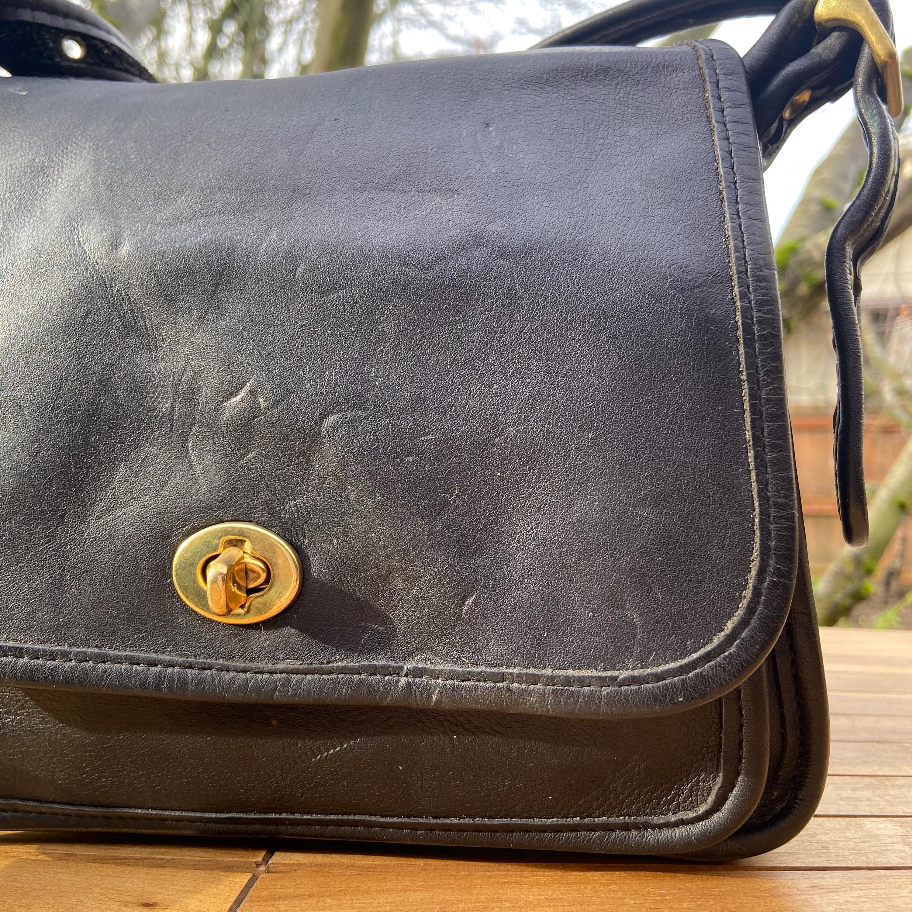 Vintage Coach Rambler's Legacy Bag | Style 9061 | Black | Made in
