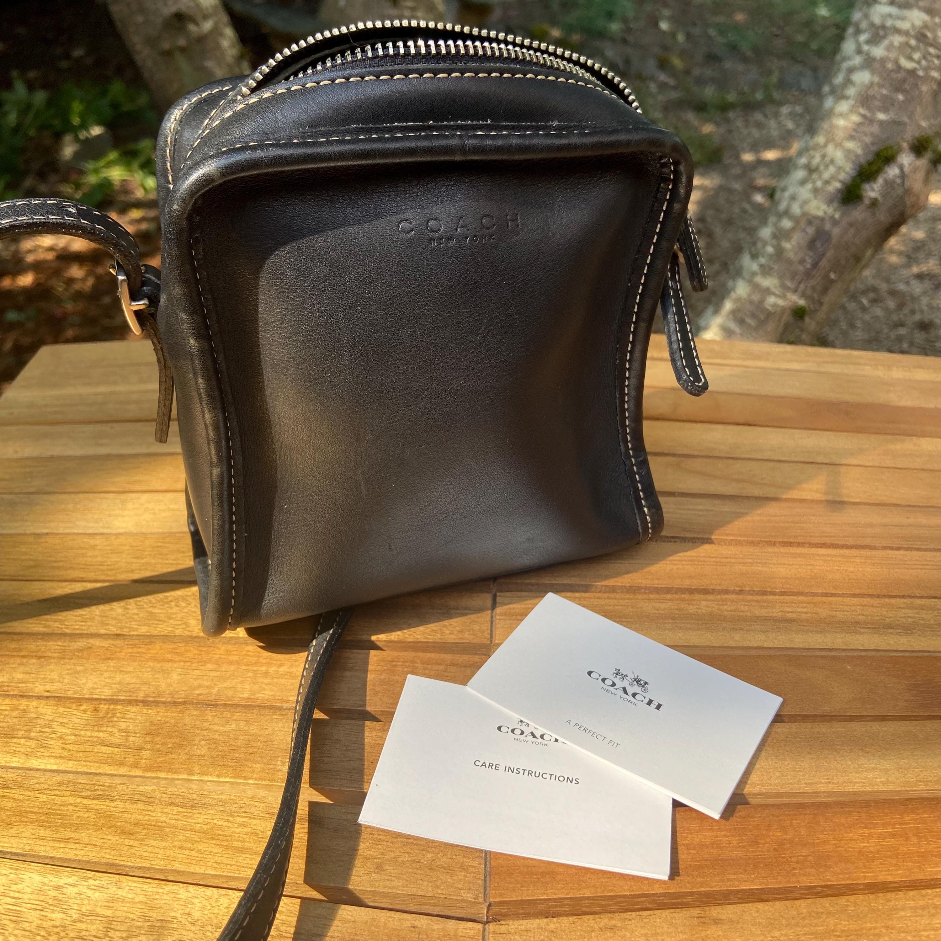 【本日限定★アメリカ製】VINTAGE COACH HAND BAG 5296 Coach RARE PRE SERIAL NUMBER MADE IN NEW YORK Vintage 70's Caramel