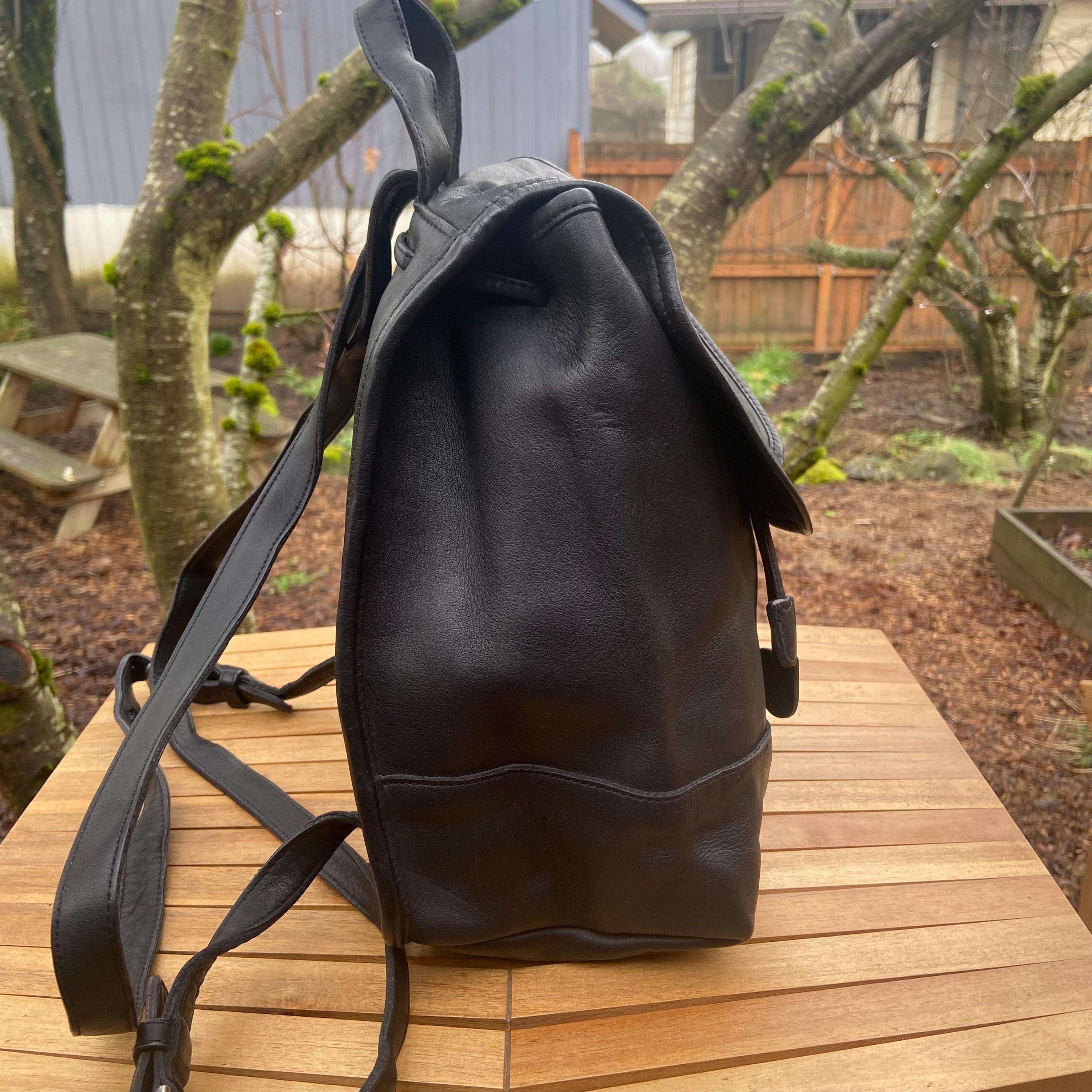 Vintage Coach Large Daypack | Style 9791 | Black With Nickel Hardware |  Made in USA | No Hangtag - Etsy