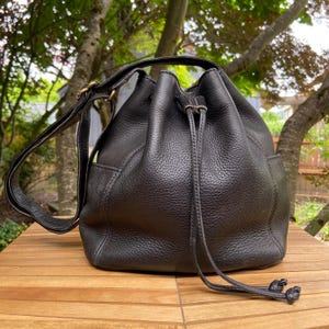 Zabytkowa kieszonka trenerska ze ściągaczem Natural Grain | Styl 4926 | Czarny | Wyprodukowano w USA | BEZ metki