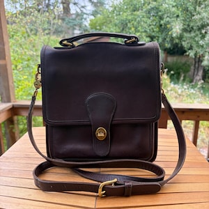 Vintage coach station bag - Etsy 日本
