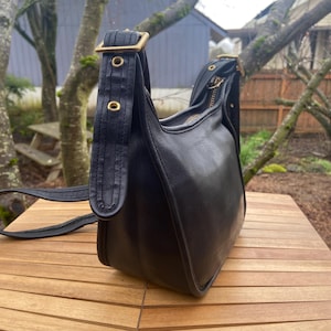 美品 OLD COACH Janice Bucket Bag Leather 黒 NEW WITH TAG” VINTAGE