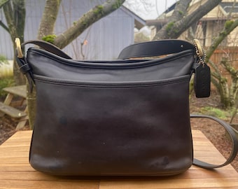 Vintage Coach Worth Bag | Style 4143 | Navy | Made in USA - Etsy