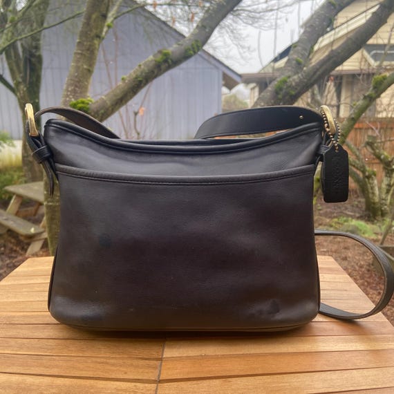 Vintage Coach Worth Bag | Style 4143 | Navy | Made in USA - Etsy